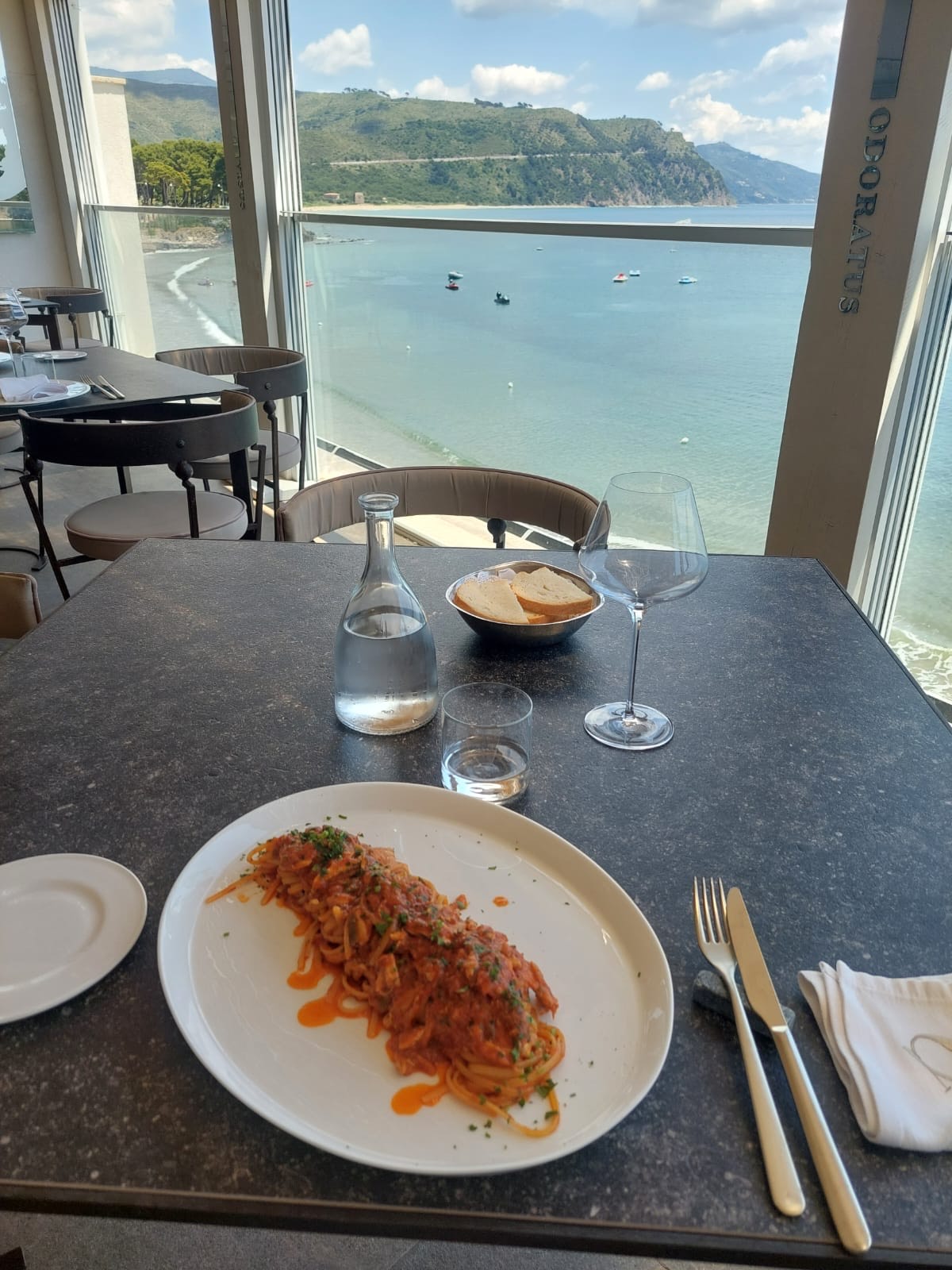 Linguine con le alici (Ristorante Da Carmine – Ogliastro Marina)